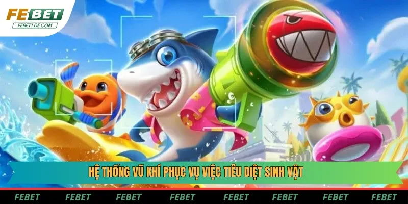 Hệ thống vũ khí phục vụ việc tiêu diệt sinh vật Hệ thống vũ khí phục vụ việc tiêu diệt sinh vật