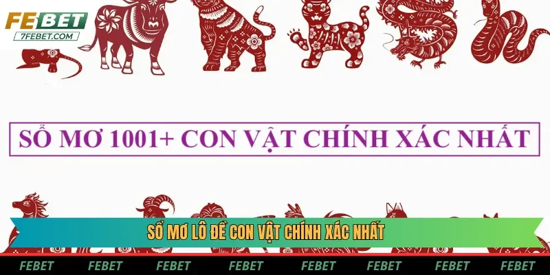 Sổ mơ lô đề 1001+ loài vật chính xác 2026 Sổ mơ lô đề 1001+ loài vật chính xác 2026